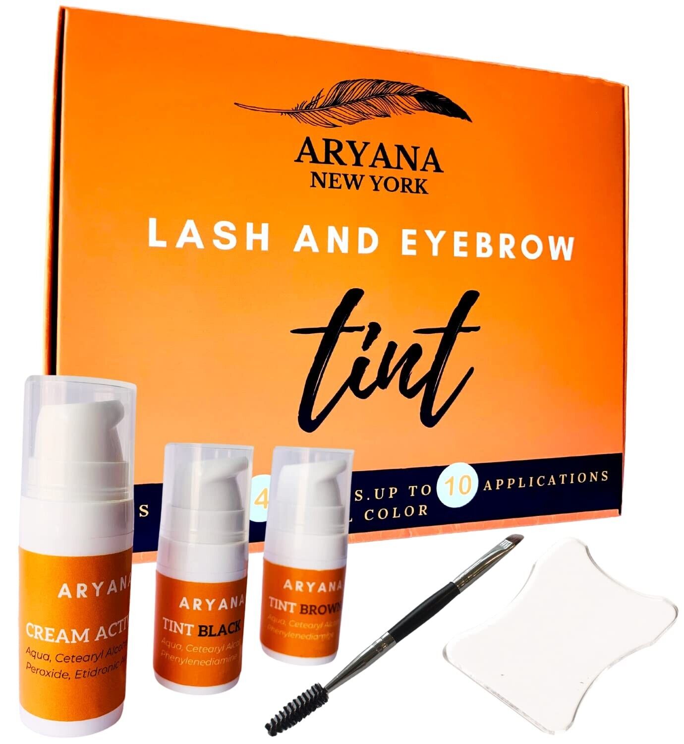 ARYANA Eyelash and Eyebrow Duo Color Kit