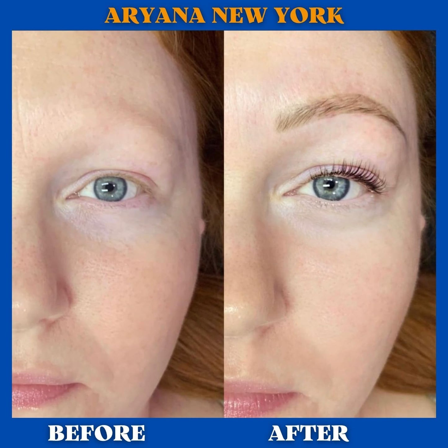 ARYANA ARYANA NEW YORK Lash and Brow kit, Up to 10 applications, Black and Brown with Brow brush (BLACK BROWN)