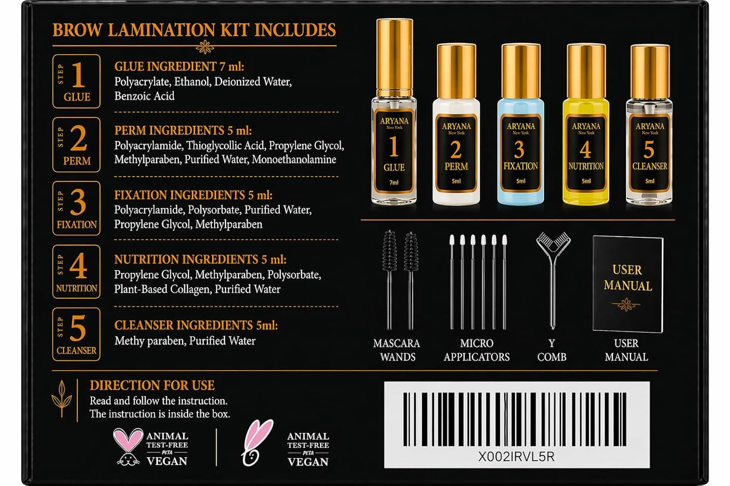 Aryana Eyebrow Lamination Kit