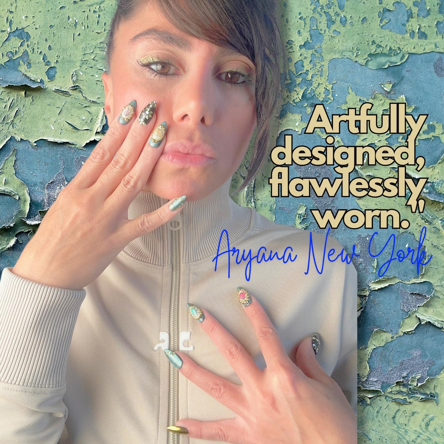 ARYANA NEW YORK Handmade Press On Nails - Love Bugs Collection