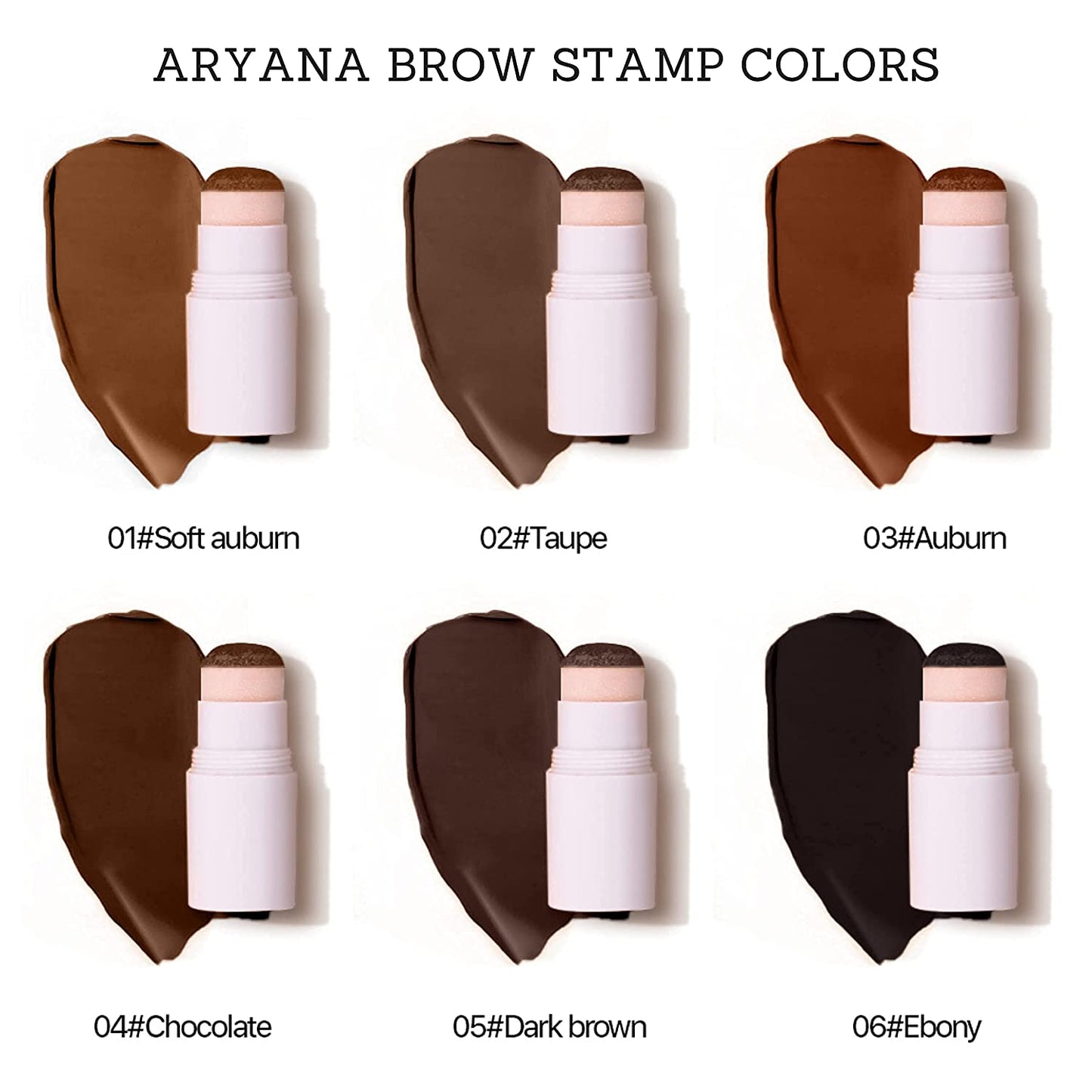 ARYANA NEW YORK Brow Stamp Stencils Kit Refill Only